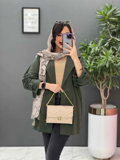 مانتو لینن پشت ژیله