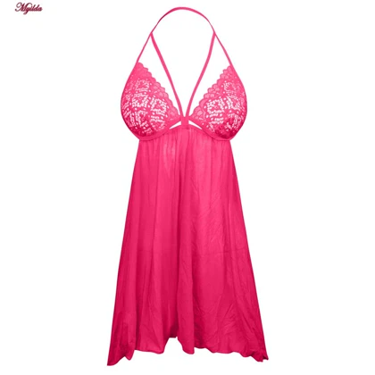 لباس خواب زنانه رنگ صورتی مدل 5241-2222
