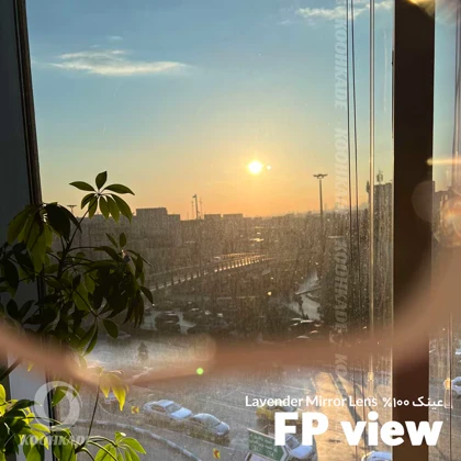 عینک 100% NOVRIK Lavender Mirror Lens