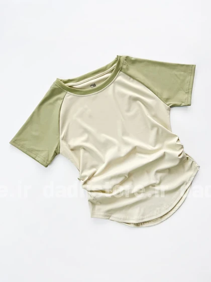تیشرت ورزشی یقه گرد کنار گتر فلامنت
