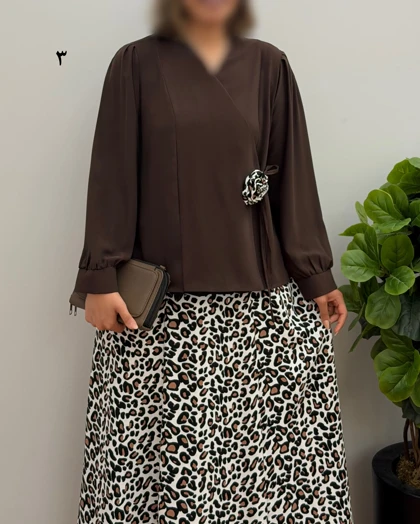 ست شومیز دامن زنانه مدل همیلا