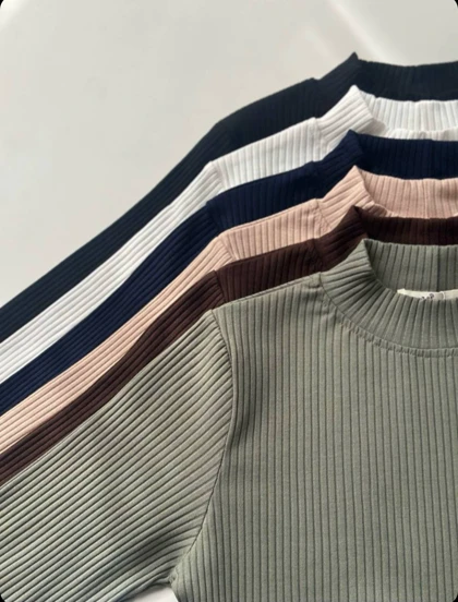 بلوز یقه ایستاده کبریتی زنانه