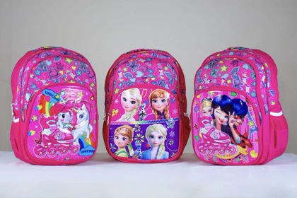 کوله پشتی مدرسه طرح برجسته