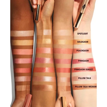 هایلایتر، رژگونه و کانتور شارلوت تیلبری (Charlotte Tilbury Gasm Collection) – ( مسترکوالیتی )