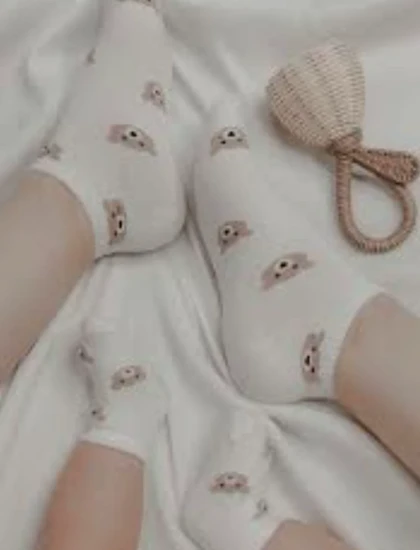 تولیدی جوراب مچی تدی فانتزی زنانه 12 جفتی