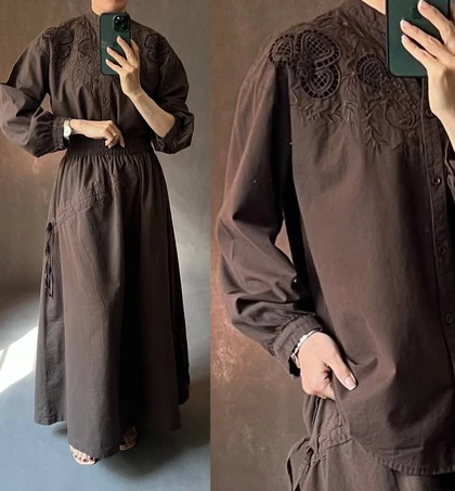 شومیز گلدوزی