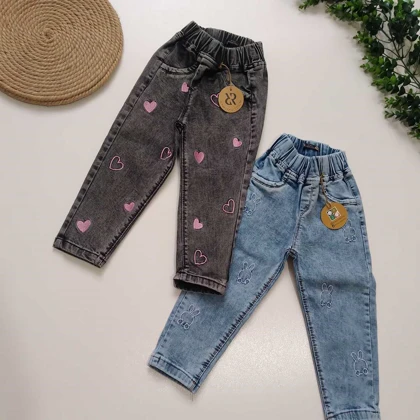 شلوار لی مام استایل دخترانه جدید