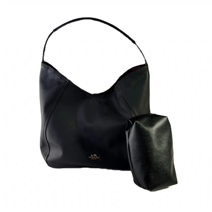 کیف دوشی دخترانه تک دسته طرح کوچ مشکی کد 102
