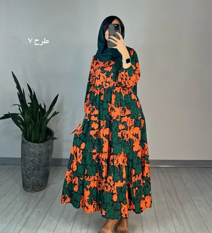پیراهن طرحدار مزونی39