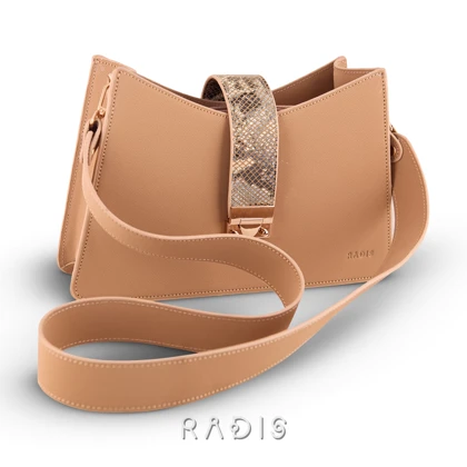 کیف دوشی زنانه چرم رادیس مدل Angela کد 138-M.RTL