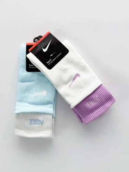 جوراب ساق‌دار نخ پنبه دو کش نایکی Nike