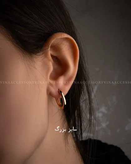 گوشواره بیضی مینیمال