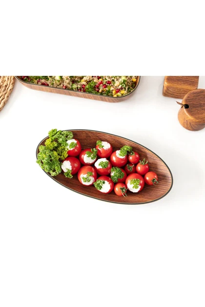 بشقاب پذیرایی Madame Coco مدل Ancona پلاستیکی - چندرنگ