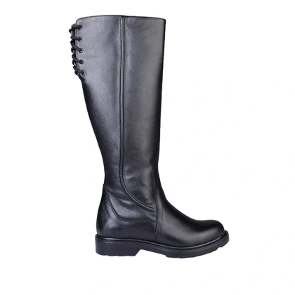 بوت بلند پشت‌بندی چرم زنانه