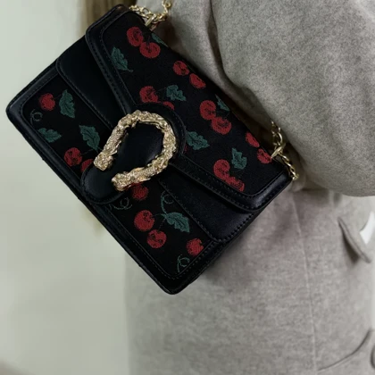 کیف آلبالویی گوچی وارداتی کد 2109