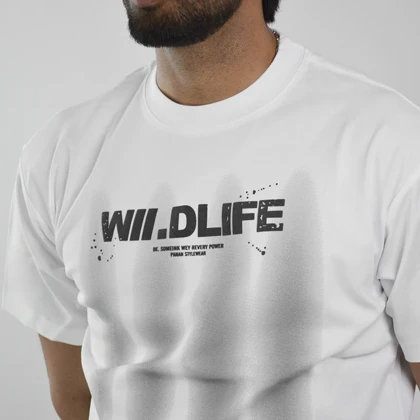 تیشرت باکسی اسپرت توبن هوم مدل GB816 سفید