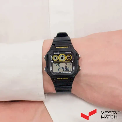 ساعت مچی مردانه و زنانه کاسیو CASIO مدل AE-1300WH-1AVDF