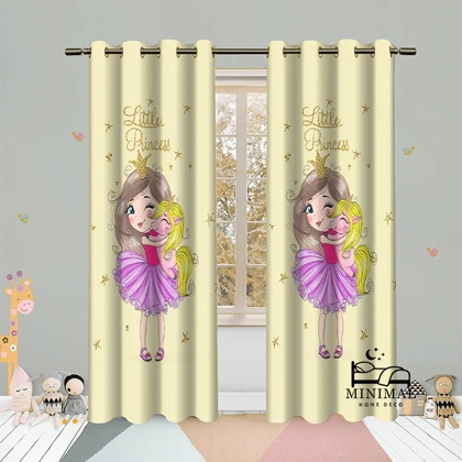 پرده کودک طرح فانتزی مدل W4912