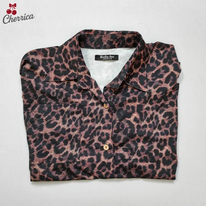 ست شومیز و شلوار پلنگی