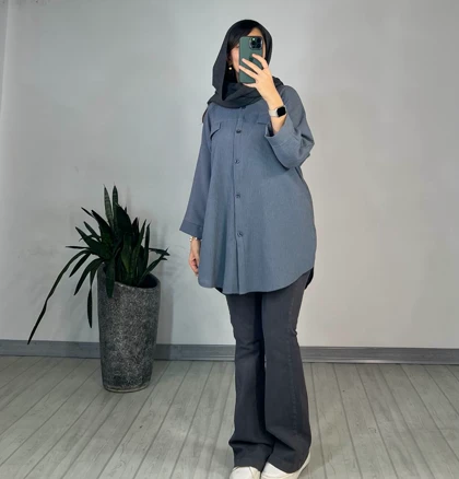 مانتو دکمه دار برکه 7