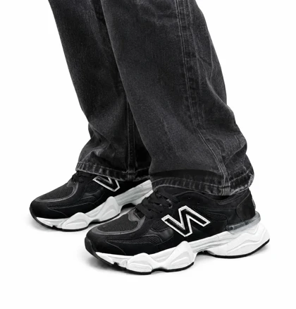 کفش کتانی زنانه مدل نیوبالانس 9060 مشکی سفید New Balance 9060