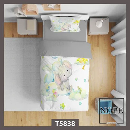 روتختی کودک طرح بچگانه فیل کوچولو مدل T5838