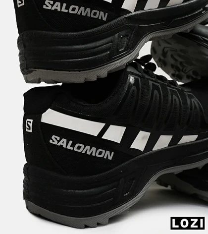 کفش کتانی کوهنوردی مشکی سفید مردانه و زنانه Salomon xa pro 3d
