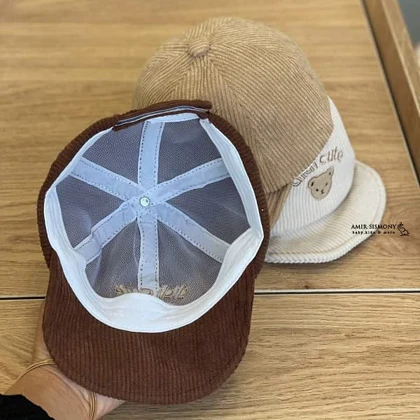 کلاه نقابدار نوزادی مخمل تدی