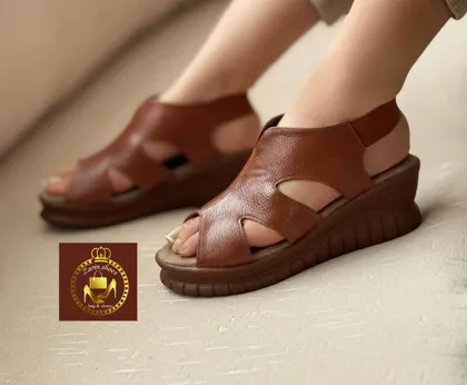 صندل طبی لژدار زنانه رکابدار تابستانه