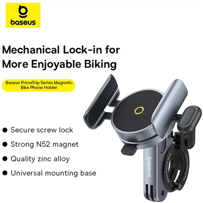 هولدر موبایل موتور و دوچرخه باسئوس Baseus اصل مدل BS-CM037 مگنتی