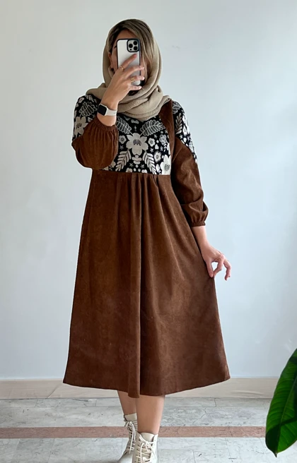 پیراهن مانتویی کژال