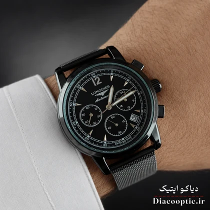 ساعت مچی مردانه برند Longines سه موتور مدل DO1157 حصیری