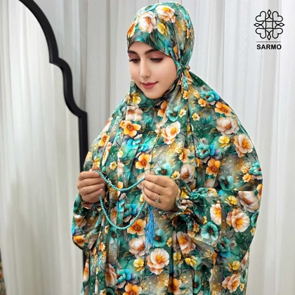 چادرنماز آستین‌دار بهاران