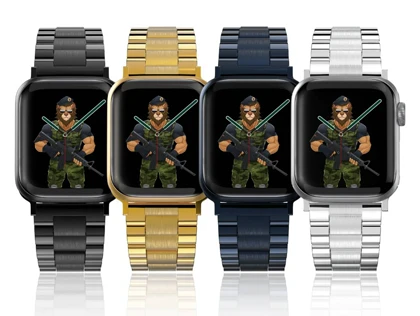 بند فلزی اپل واچ 42 و 44 میلی‌متر گرین Green Apple Watch 42/44mm Metallic Grande Strap