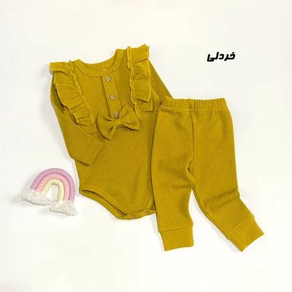 بادی شلوار نوزادی دخترانه