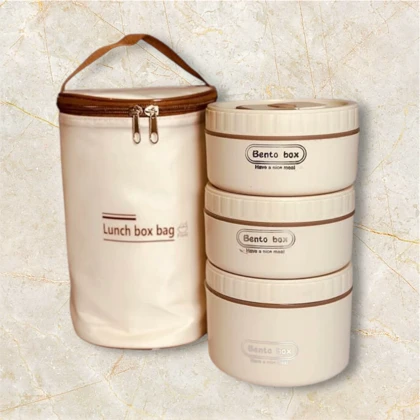 ظرف غذا 3 تکه استیل / PR27