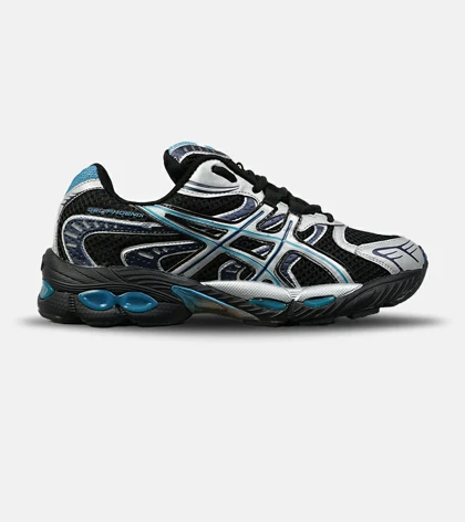 کفش کتانی مردانه و زنانه مشکی آبی ASICS Gel-Phoenix مدل 8541