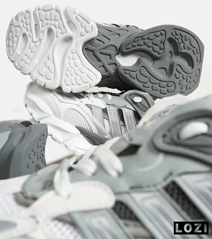 کفش کتانی مردانه و زنانه سفید طوسی ADIDAS performance x9000l4