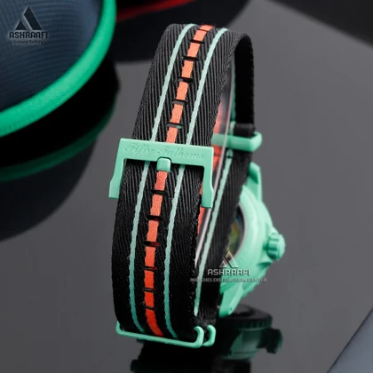 ساعت بلانک پین سواچ اورجینال دست دوم Blancpain X Swatch Scuba Fifty Fathoms