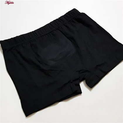 شورت پنبه‌ای پسرانه کوزا مدل پادار مشکی کد 4595