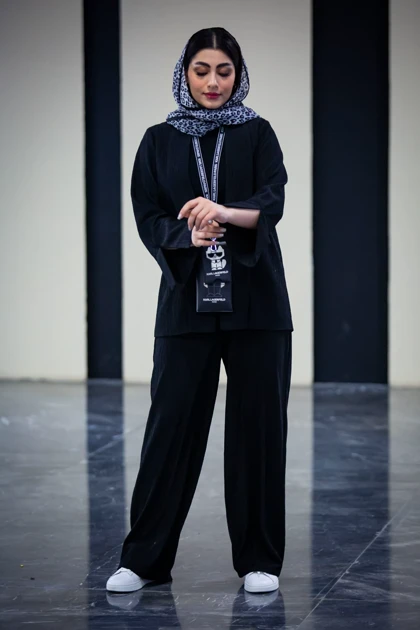 مانتو شلوار ایمبالانس آستین چاک