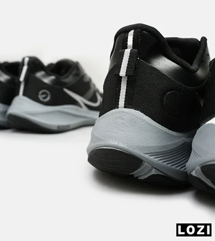 کفش کتانی مردانه مشکی طوسی NIKE AIR zoomx