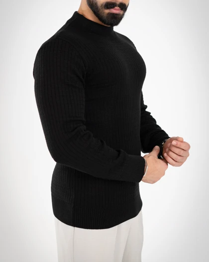 بافت مردانه یقه پنج سانتی اندامی_کد4712