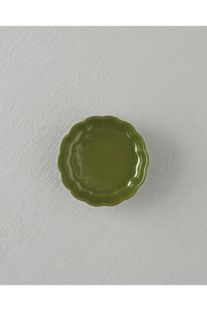 ظرف فر گرد English Home مدل Cottage Stoneware - سبز تیره