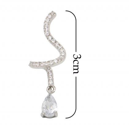 گوشواره زنانه مدل پیچ پیچی