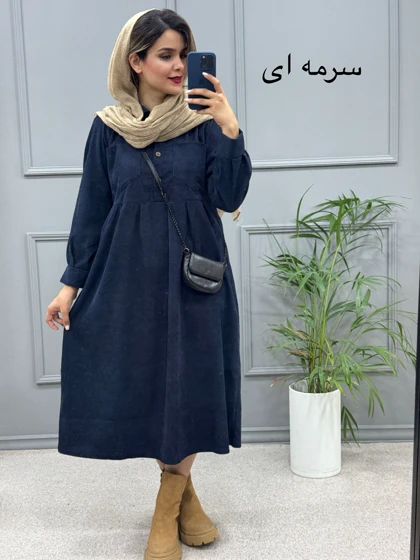 پیراهن مانتویی لیدیا 456