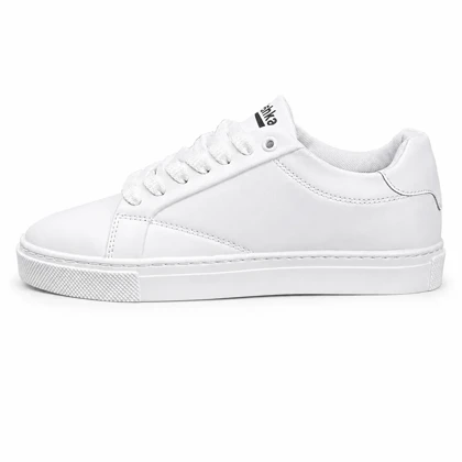 کفش کتانی ست زنانه و مردانه و بزرگ پا مدل برشکا ونس سفید تمام Bershka