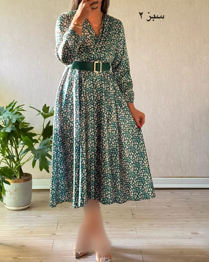 پیراهن مزونی ساتن 3