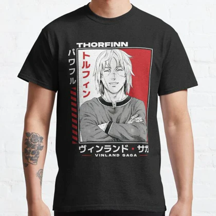 تیشرت حماسه وینلند | تیشرت Vinland Saga طرح Thorfinn Smile کد 124173