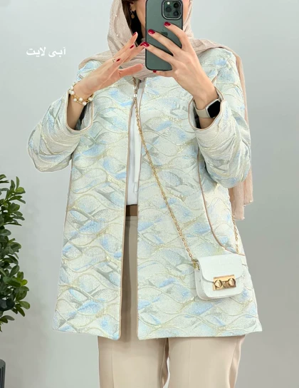 مانتو ژاکارد مغزی دوزی هدی 1